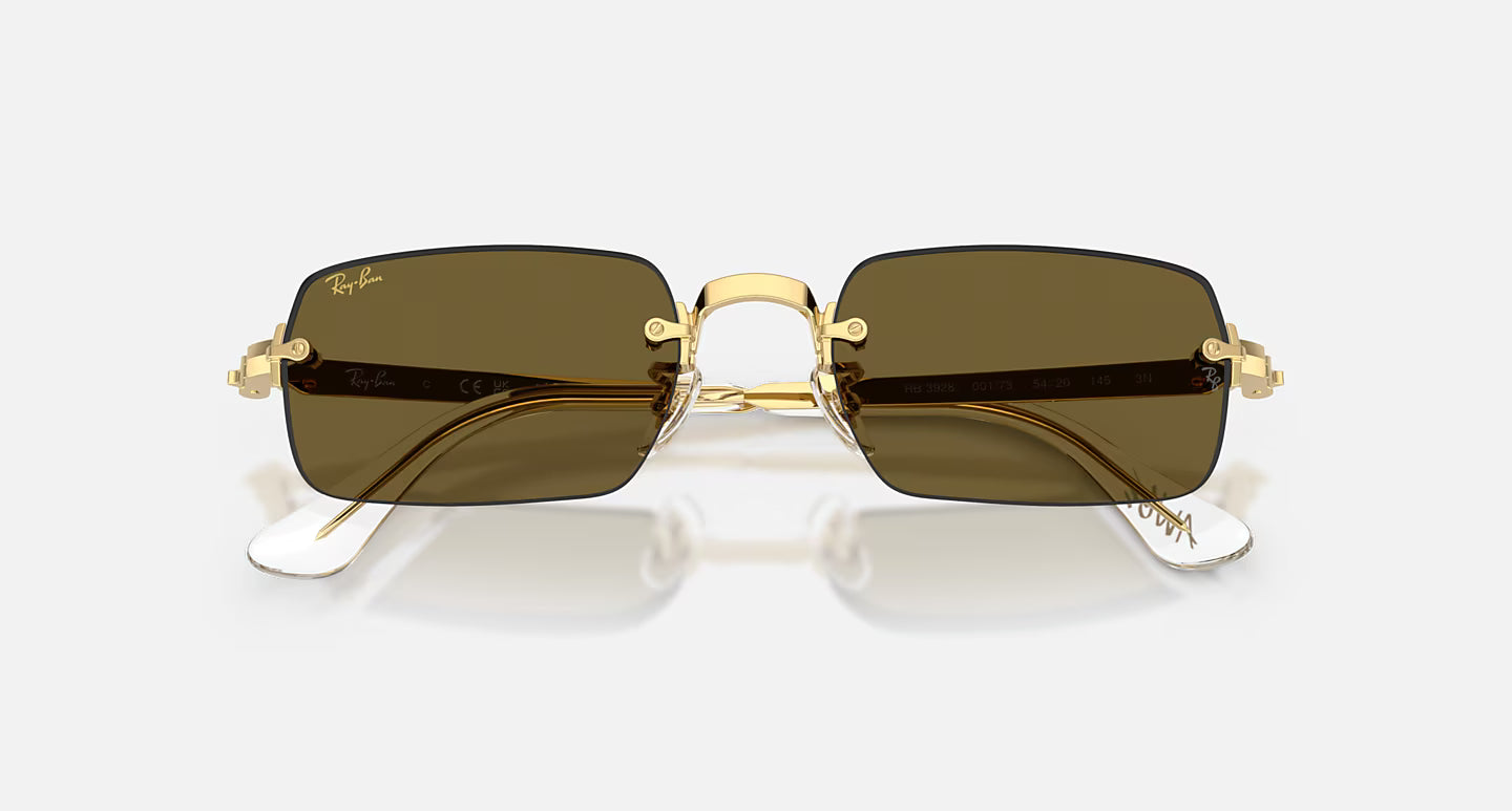 Ray-Ban Sunglasses By A$AP Rocky - Polished Arista Gold/Dark Brown