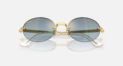 Ray-Ban by A$AP Rocky - Polished Arista Gold/Blue Gradient Dark Grey