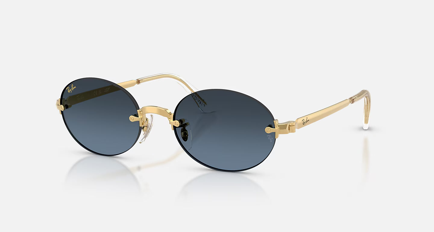 Ray-Ban by A$AP Rocky - Polished Arista Gold/Blue Gradient Dark Grey