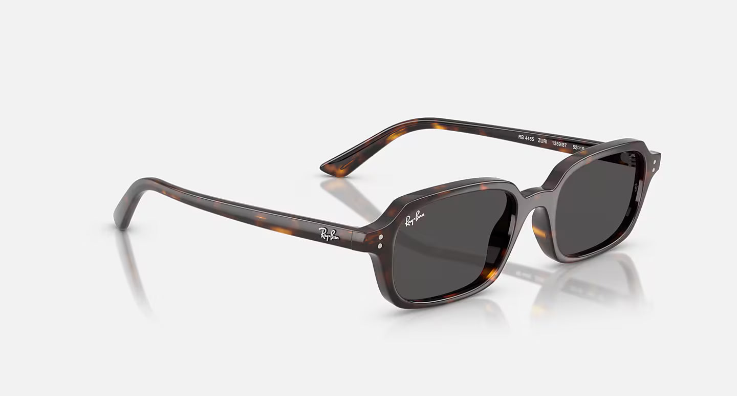 Ray-Ban Zuri Bio-Based Sunglasses - Polished Havana/Dark Grey