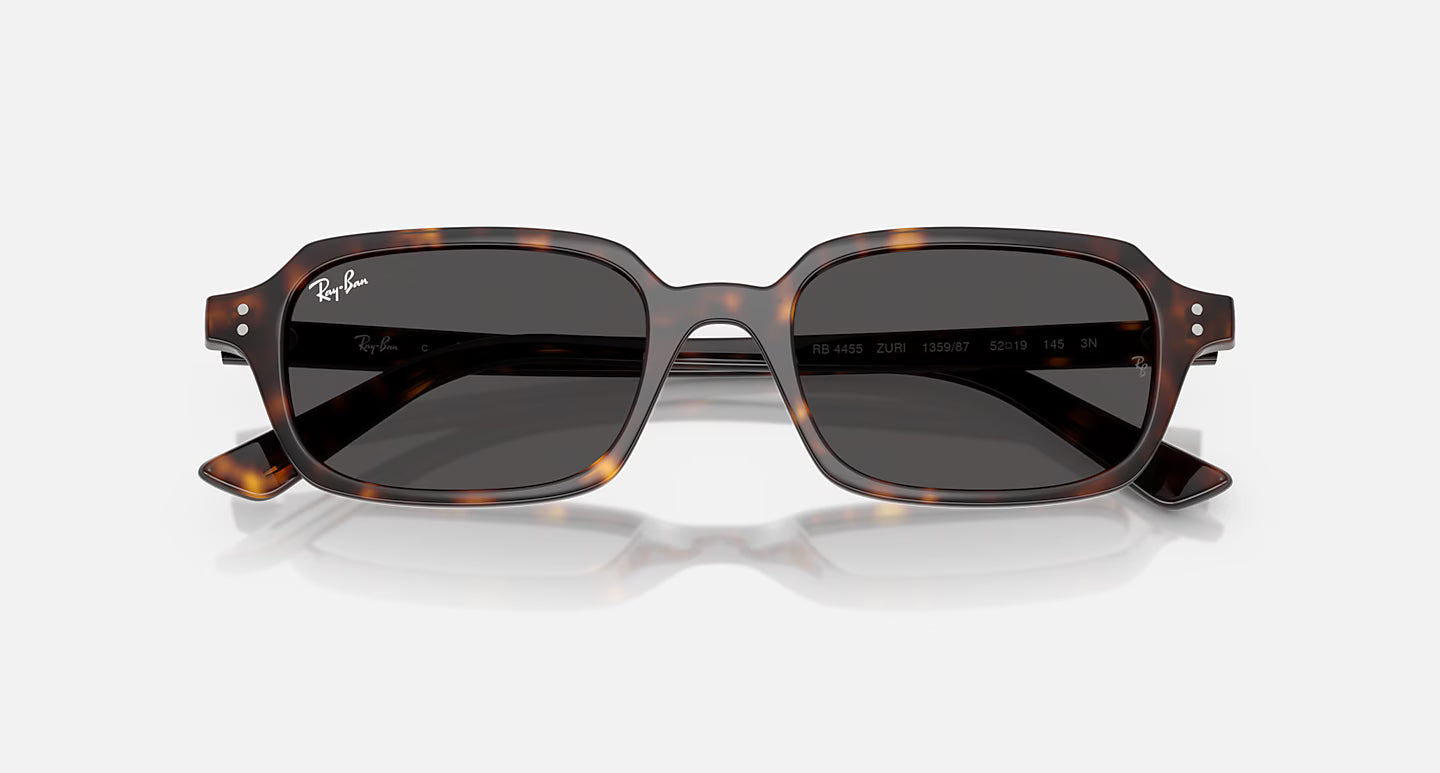 Ray-Ban Zuri Bio-Based Sunglasses - Polished Havana/Dark Grey