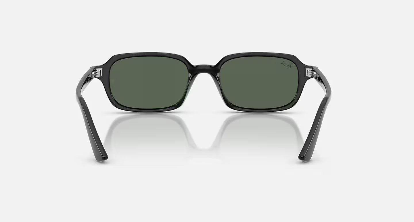 Ray-Ban Zuri Bio-Based Sunglasses - Polished Black/Dark Green