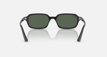 Ray-Ban Zuri Bio-Based Sunglasses - Polished Black/Dark Green