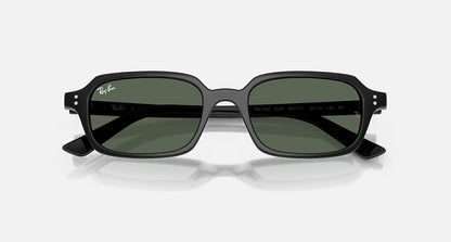 Ray-Ban Zuri Bio-Based Sunglasses - Polished Black/Dark Green