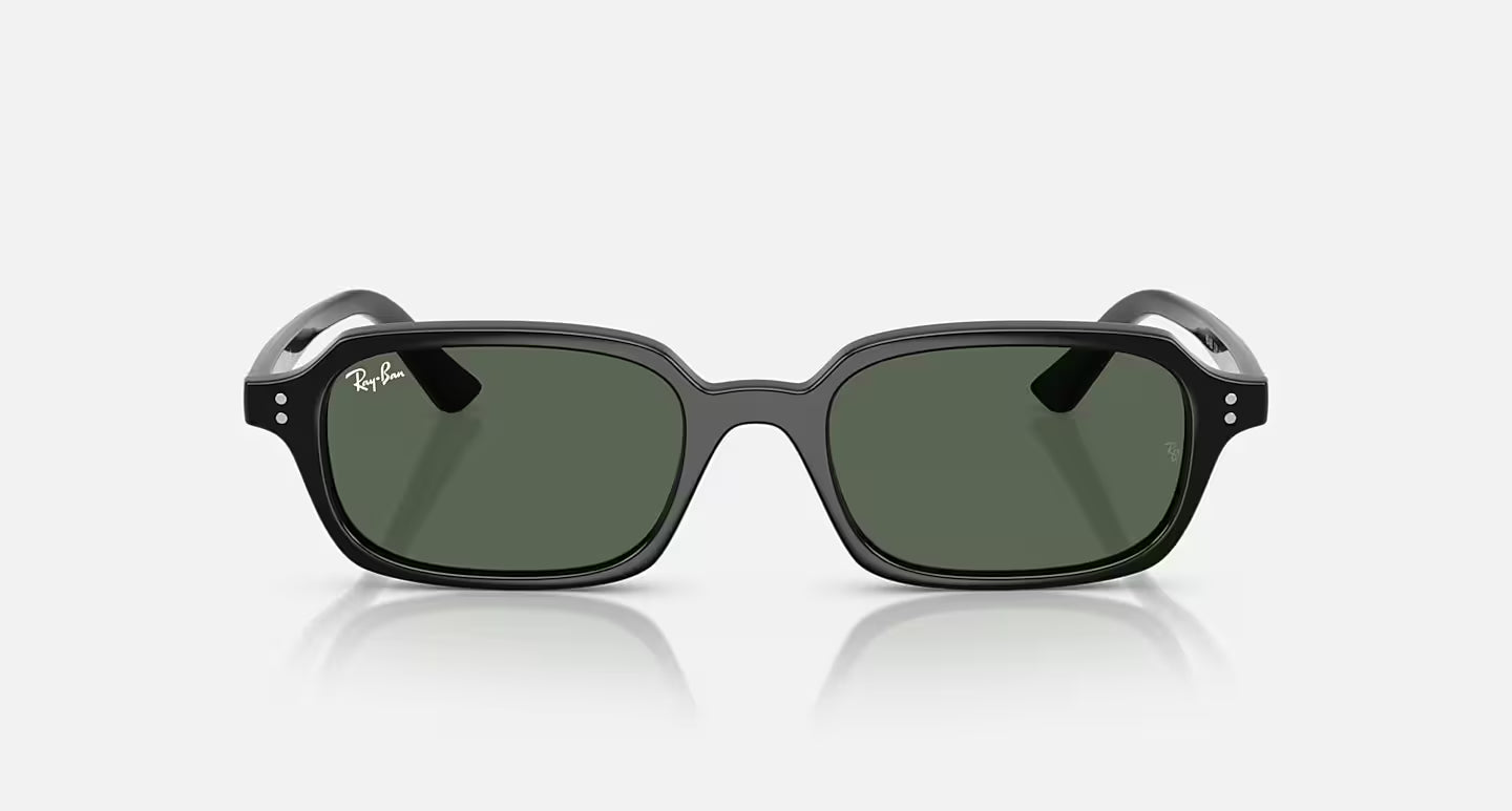 Ray-Ban Zuri Bio-Based Sunglasses - Polished Black/Dark Green