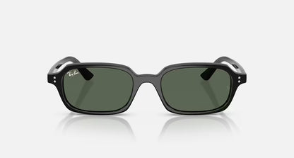 Ray-Ban Zuri Bio-Based Sunglasses - Polished Black/Dark Green