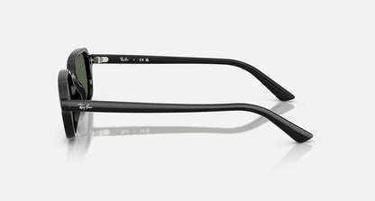 Ray-Ban Zuri Bio-Based Sunglasses - Polished Black/Dark Green