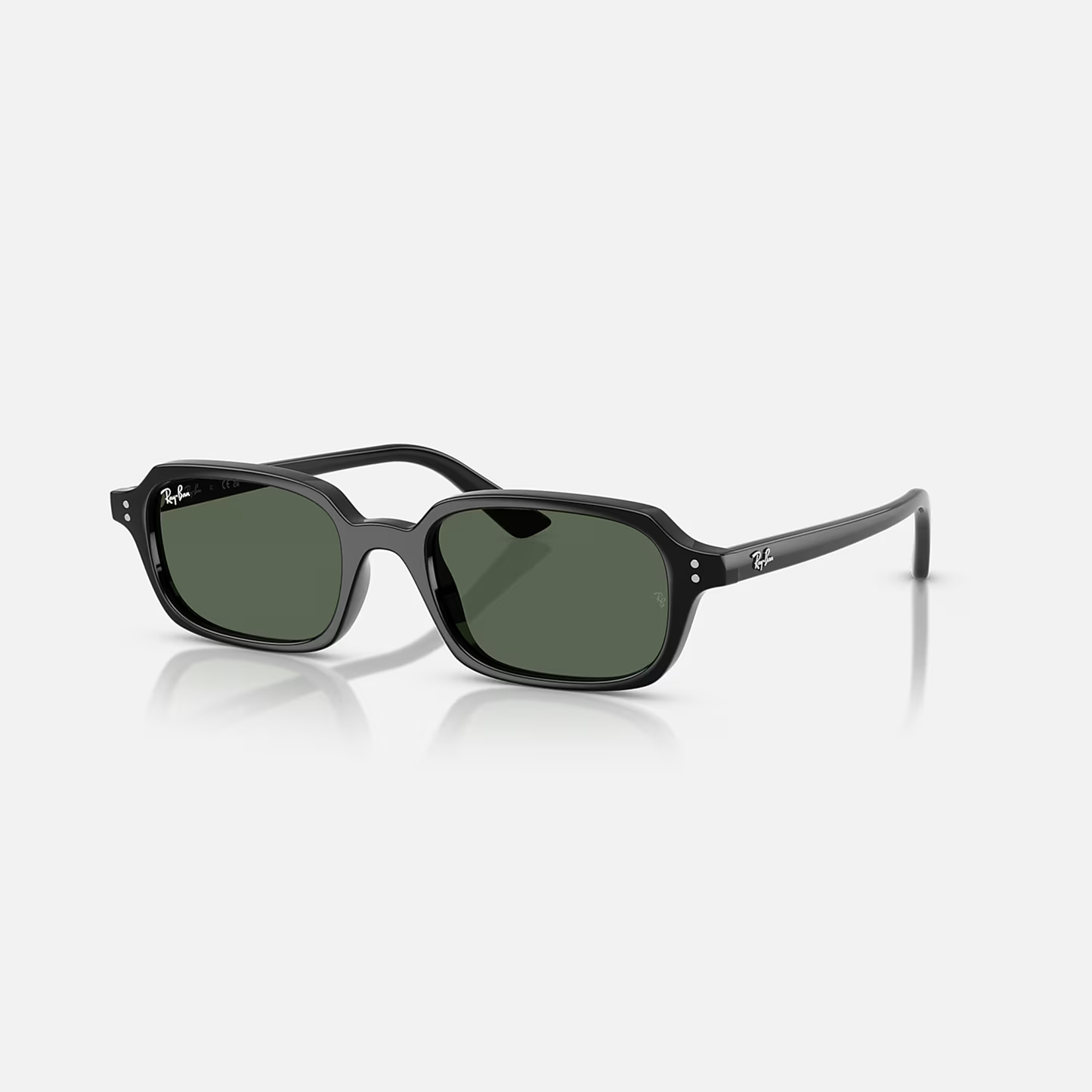 Ray-Ban Zuri Bio-Based Sunglasses - Polished Black/Dark Green