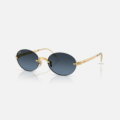 Ray-Ban by A$AP Rocky - Polished Arista Gold/Blue Gradient Dark Grey