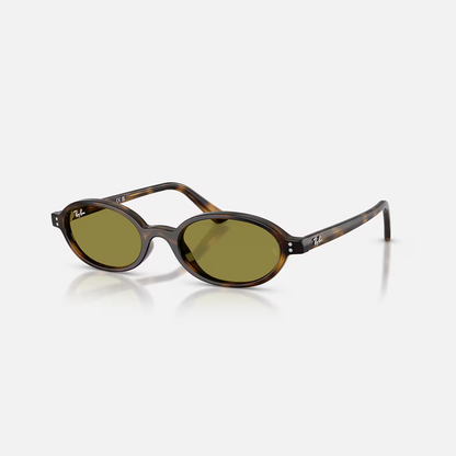 Ray-Ban Khal Bio-Based Sunglasses - Polished Havana/Green