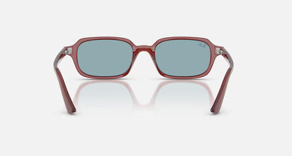 Ray-Ban Zuri Bio-Based Sunglasses - Polished Rusty Brown/Blue