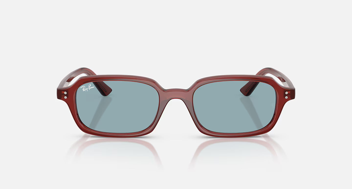 Ray-Ban Zuri Bio-Based Sunglasses - Polished Rusty Brown/Blue