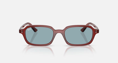 Ray-Ban Zuri Bio-Based Sunglasses - Polished Rusty Brown/Blue