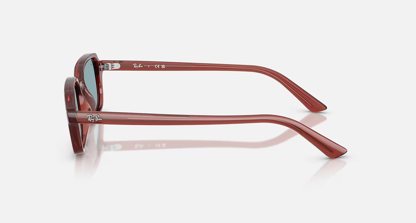 Ray-Ban Zuri Bio-Based Sunglasses - Polished Rusty Brown/Blue