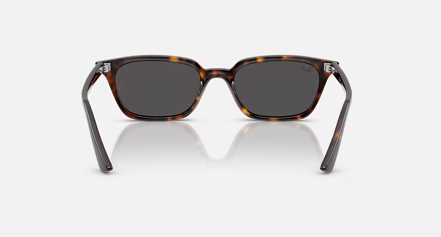 Ray-Ban Zaya Bio-Based Sunglasses - Polished Havana/Dark Grey