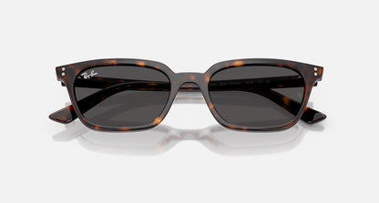Ray-Ban Zaya Bio-Based Sunglasses - Polished Havana/Dark Grey