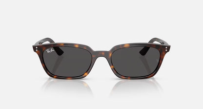 Ray-Ban Zaya Bio-Based Sunglasses - Polished Havana/Dark Grey