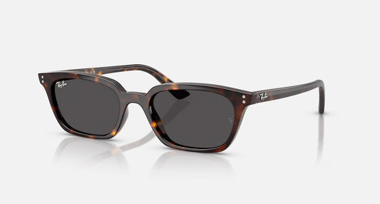 Ray-Ban Zaya Bio-Based Sunglasses - Polished Havana/Dark Grey