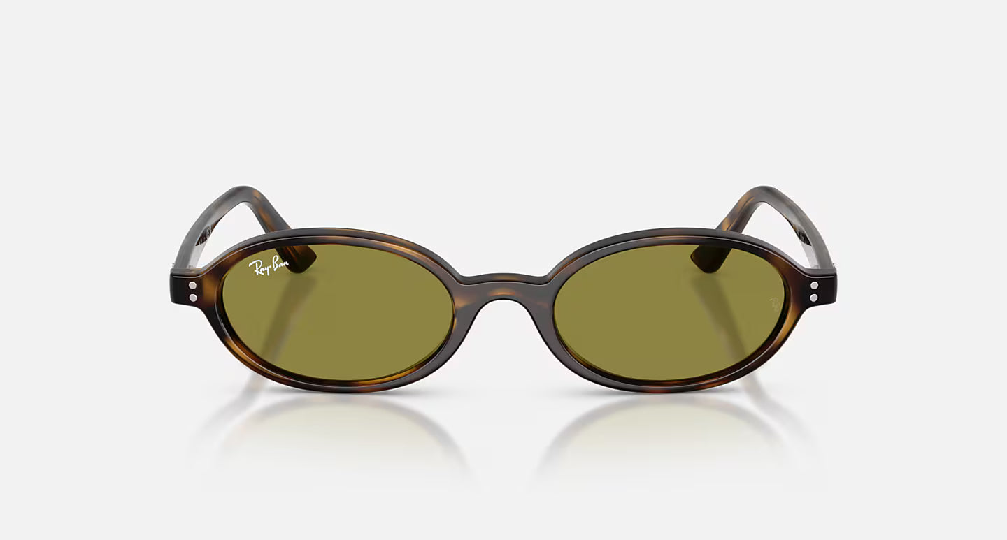 Ray-Ban Khal Bio-Based Sunglasses - Polished Havana/Green