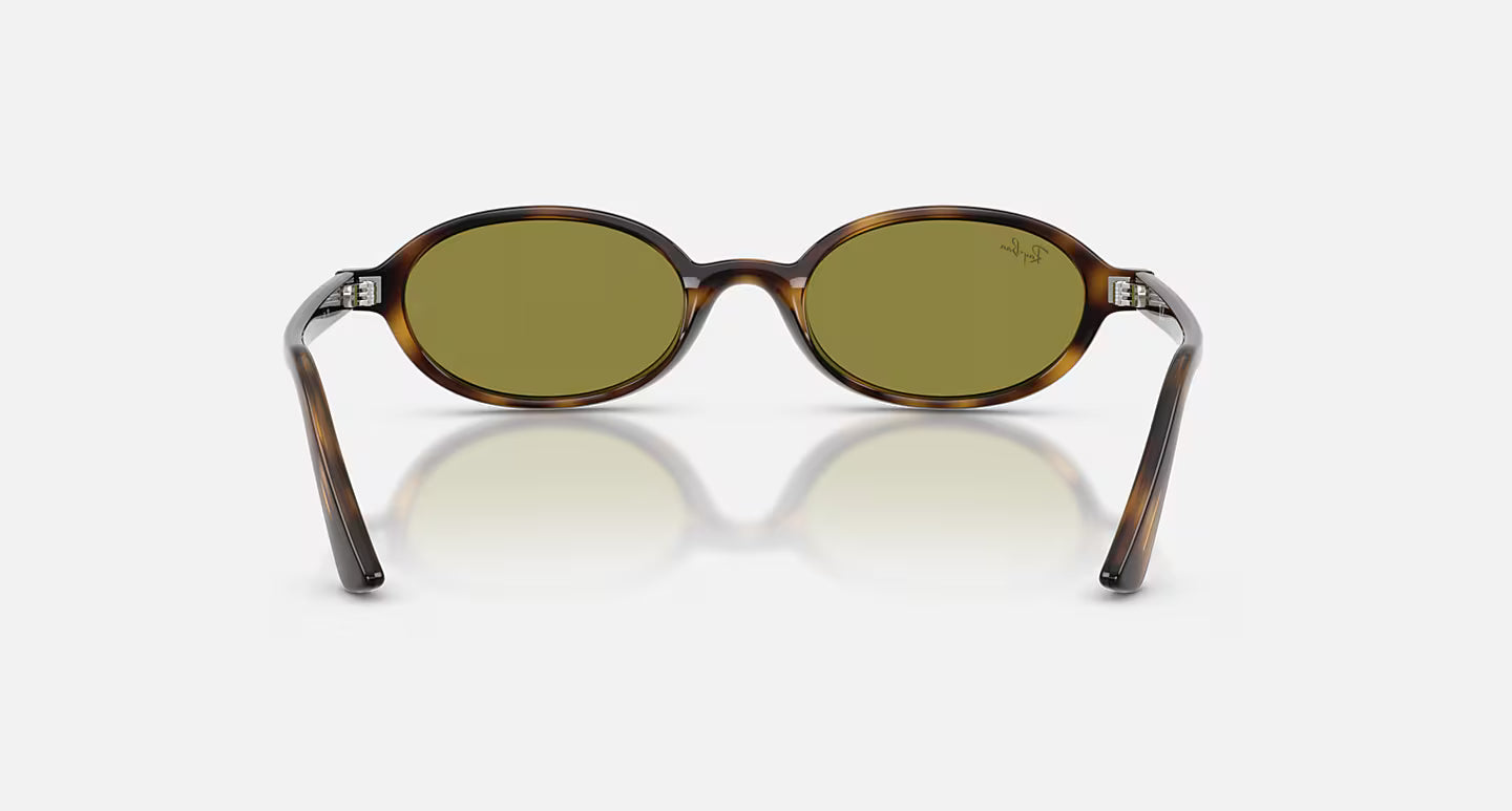 Ray-Ban Khal Bio-Based Sunglasses - Polished Havana/Green