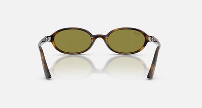 Ray-Ban Khal Bio-Based Sunglasses - Polished Havana/Green
