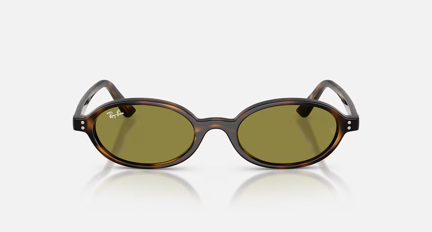 Ray-Ban Khal Bio-Based Sunglasses - Polished Havana/Green