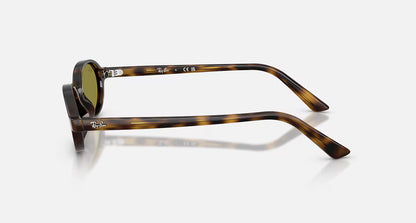 Ray-Ban Khal Bio-Based Sunglasses - Polished Havana/Green