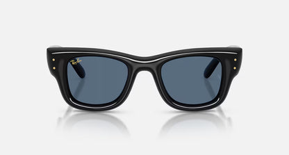 Ray-Ban Wayfarer Puffer - Polished Black/Dark Blue