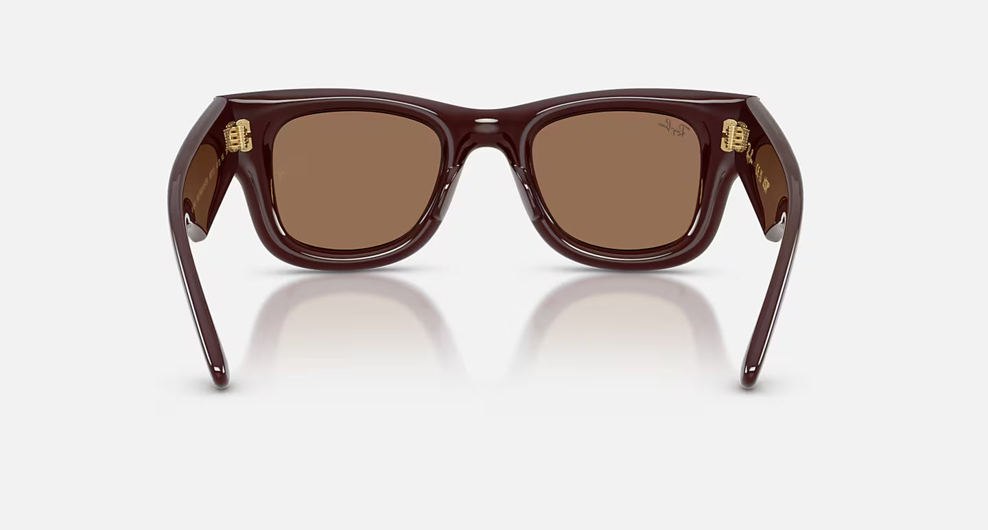 Ray-Ban Wayfarer Puffer - Polished Dark Brown/Dark Brown