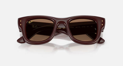 Ray-Ban Wayfarer Puffer - Polished Dark Brown/Dark Brown