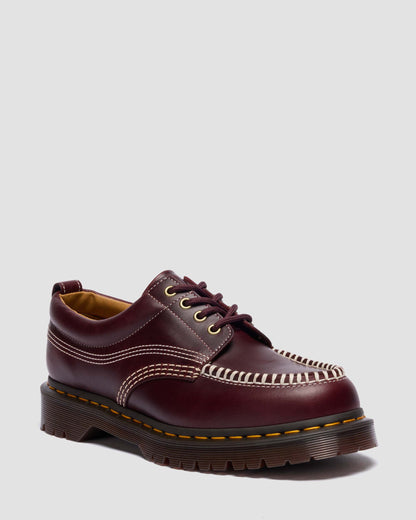 Dr Martens Cherry Red Orleans Lowell Moc Toe Shoes