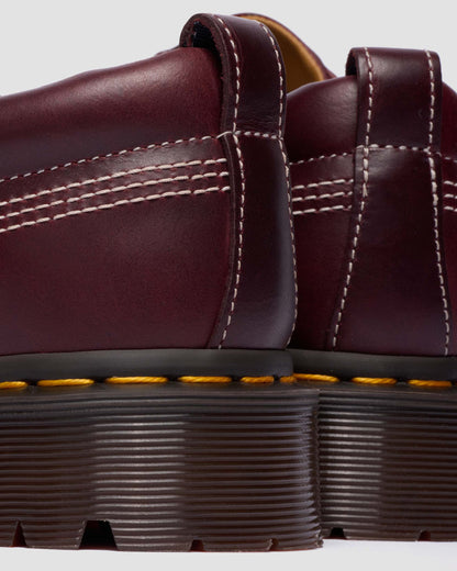 Dr Martens Cherry Red Orleans Lowell Moc Toe Shoes