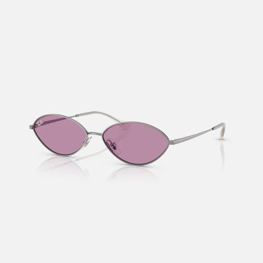 Ray-Ban Kai Bio-Based Sunglasses - Polished Gunmetal/Dark Violet