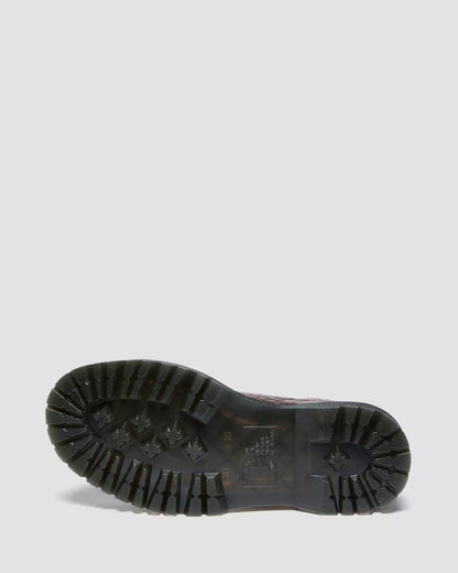 Dr. Martens Rejena Mary Jane Croc Embossed Leather Shoes - Mocha Brown