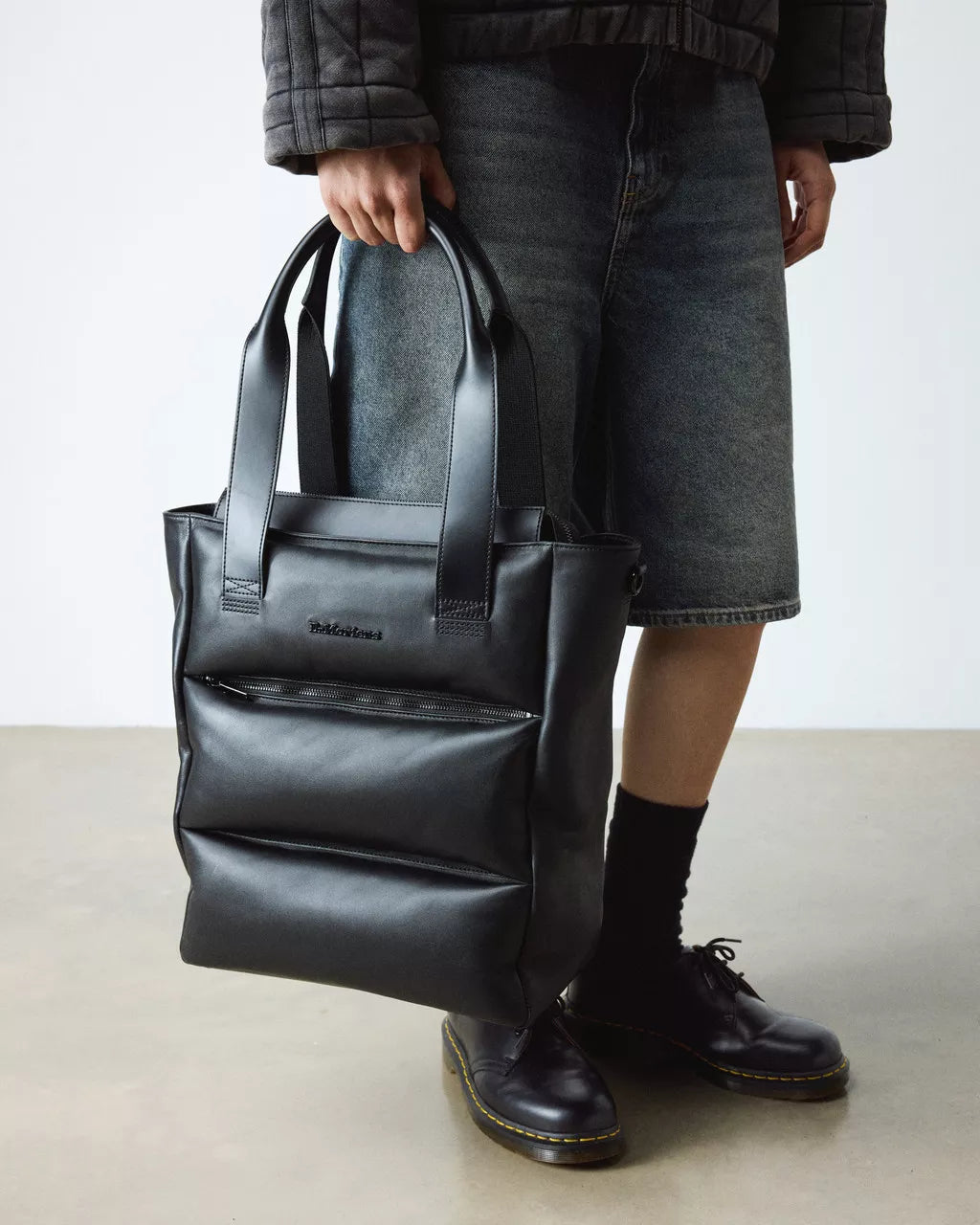 Dr. Martens Leather Padded Tote Bag
