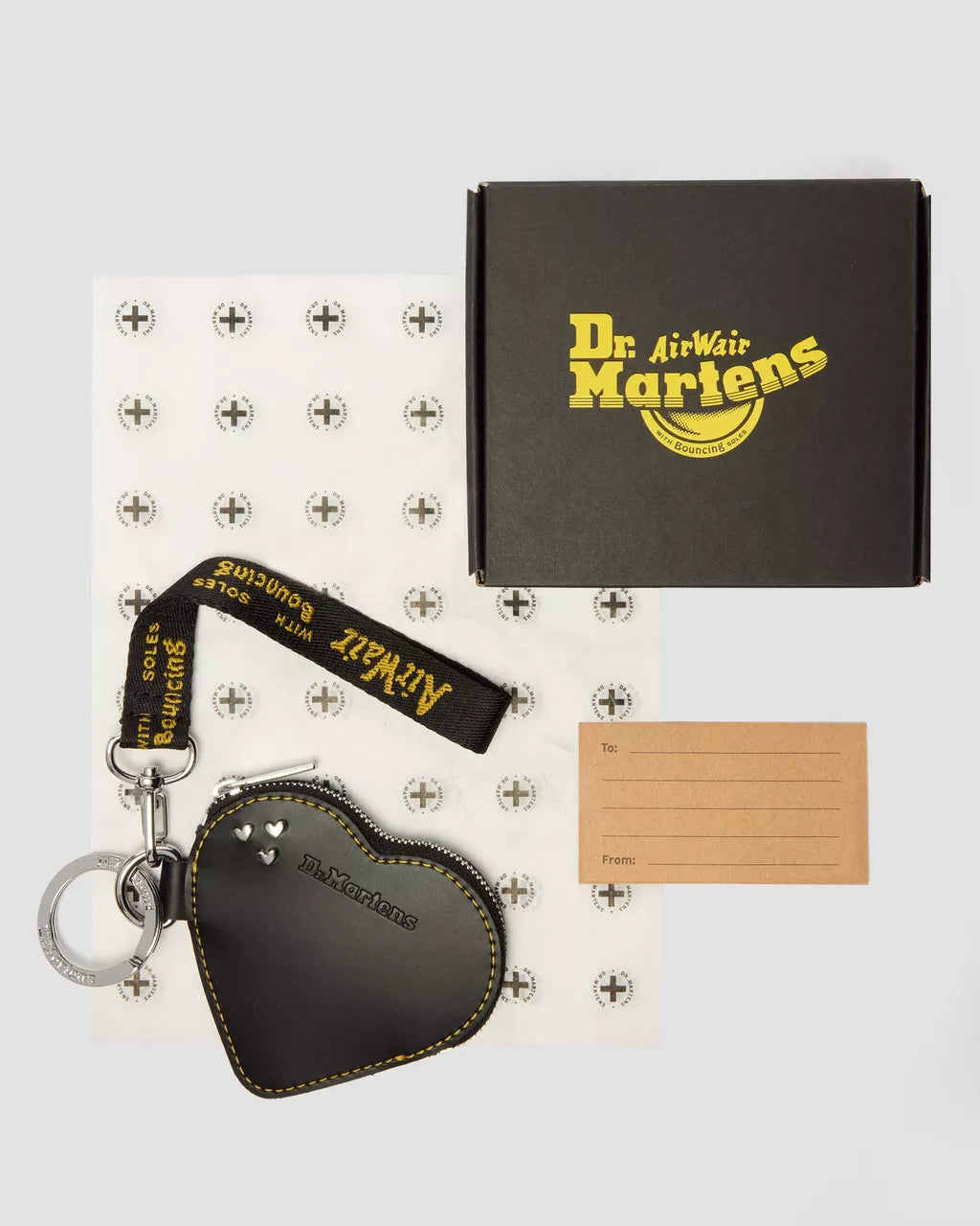 Dr. Martens Yellow Pouch Keyring