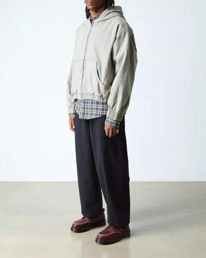 Dr. Martens Lowell Red Wild Grain Leather Moc Toe Shoes