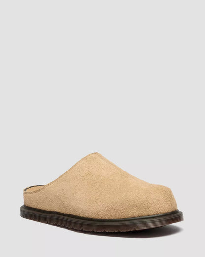 San Hairy Suede Mules - Savannah Tan