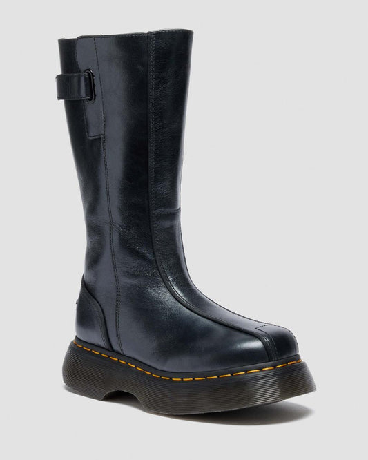 Dr. Martens Buzz Hi Eclipse Leather Boots - Black