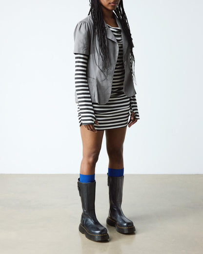 Dr. Martens Buzz Hi Eclipse Leather Boots - Black
