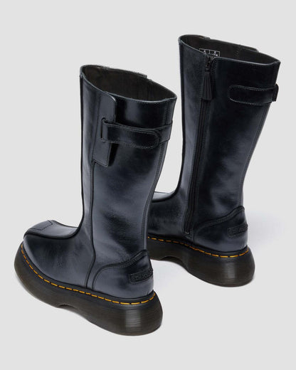 Dr. Martens Buzz Hi Eclipse Leather Boots - Black