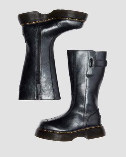 Dr. Martens Buzz Hi Eclipse Leather Boots - Black