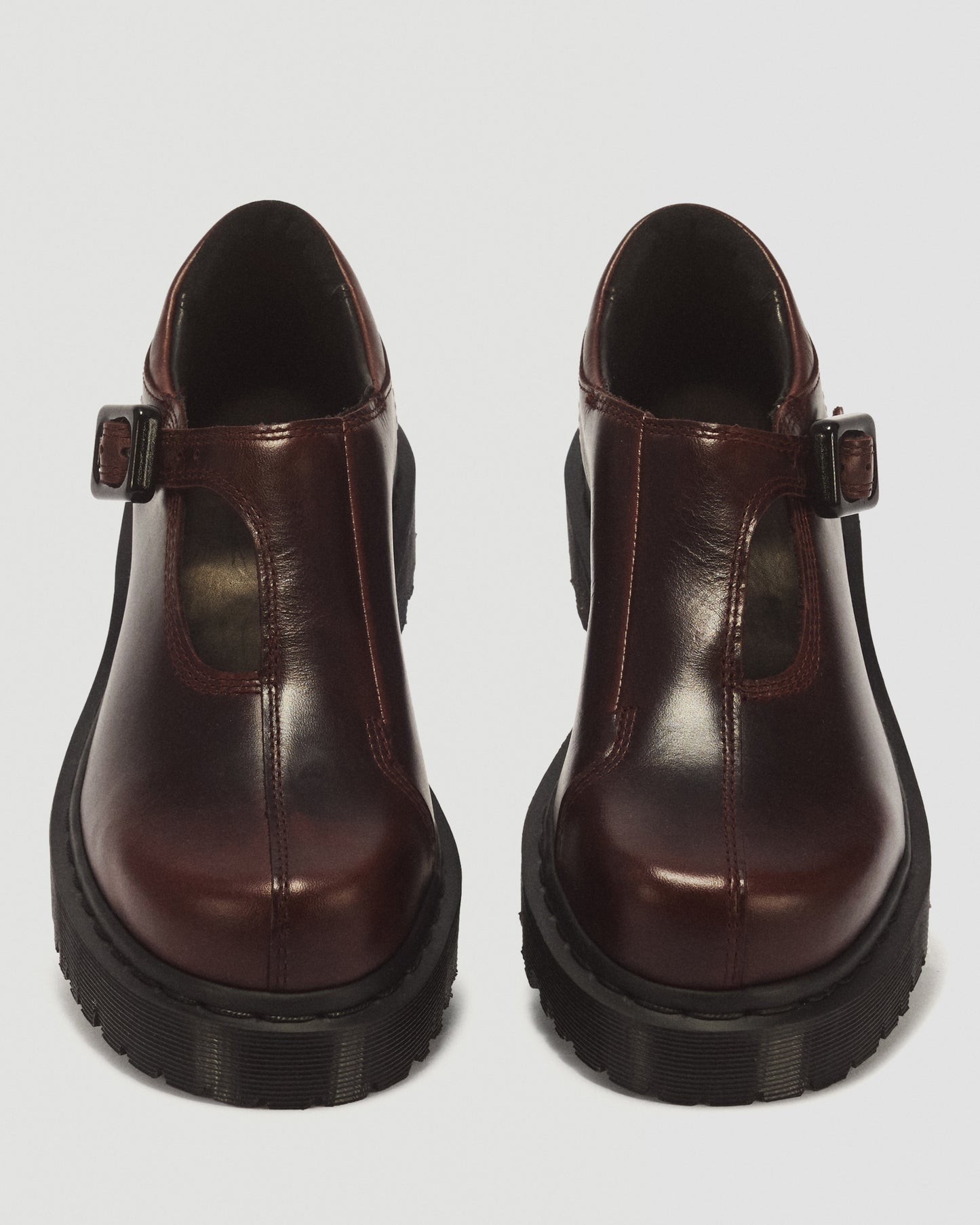Dr. Martens Rejena Mary Jane Leather Shoes - Spiced Brown