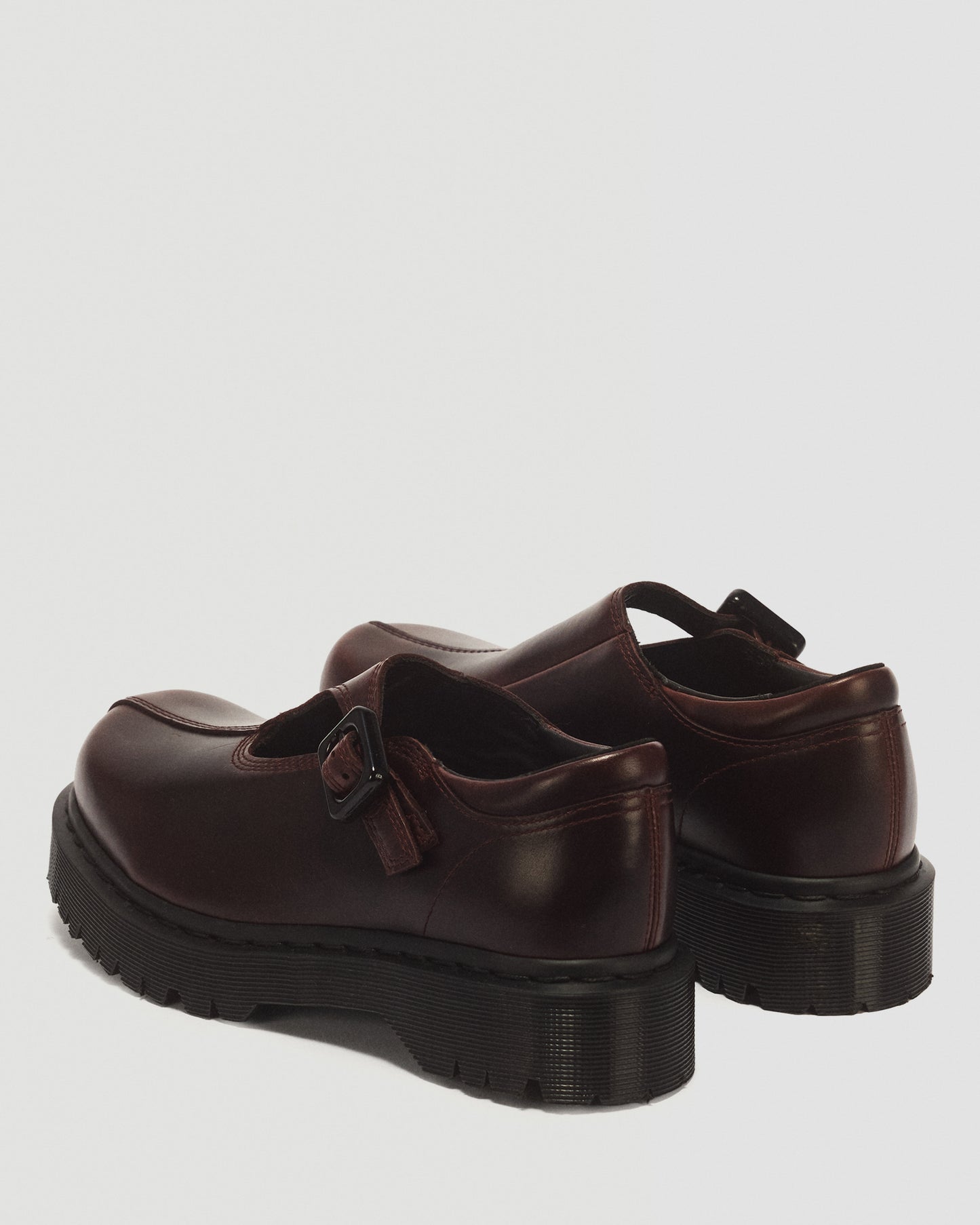 Dr. Martens Rejena Mary Jane Leather Shoes - Spiced Brown
