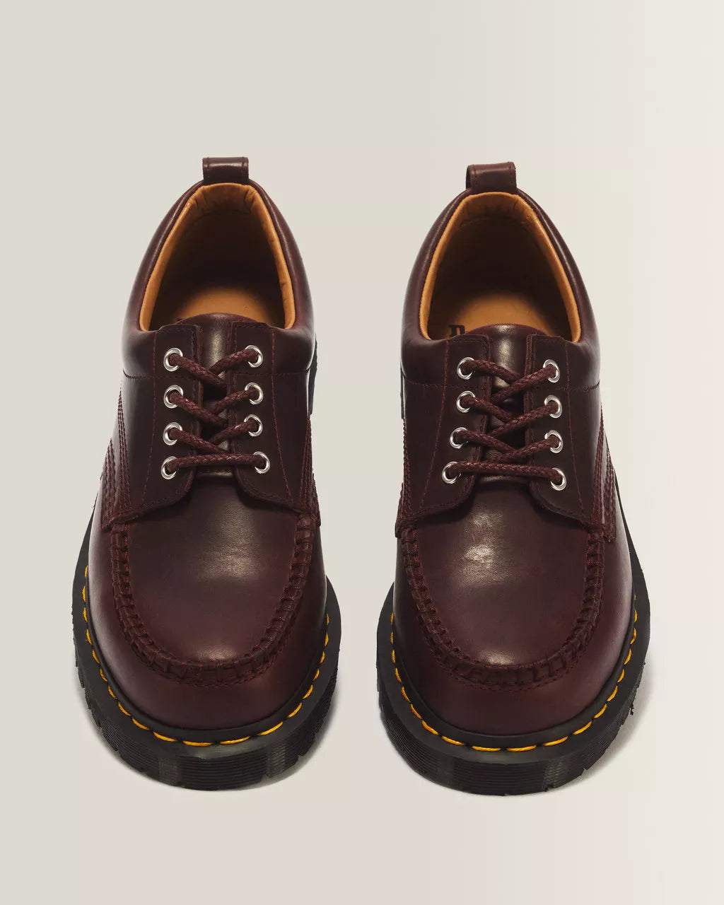 Dr. Martens Lowell 4 Eye Shoe Brown Mayhem