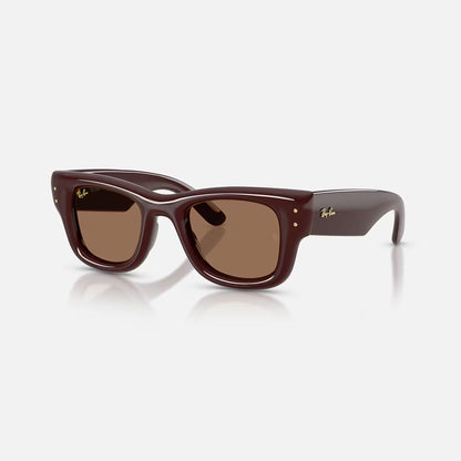 Ray-Ban Wayfarer Puffer - Polished Dark Brown/Dark Brown