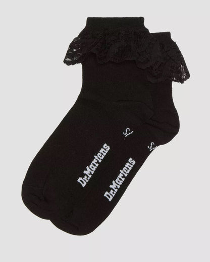 Frill Organic Cotton Socks Black