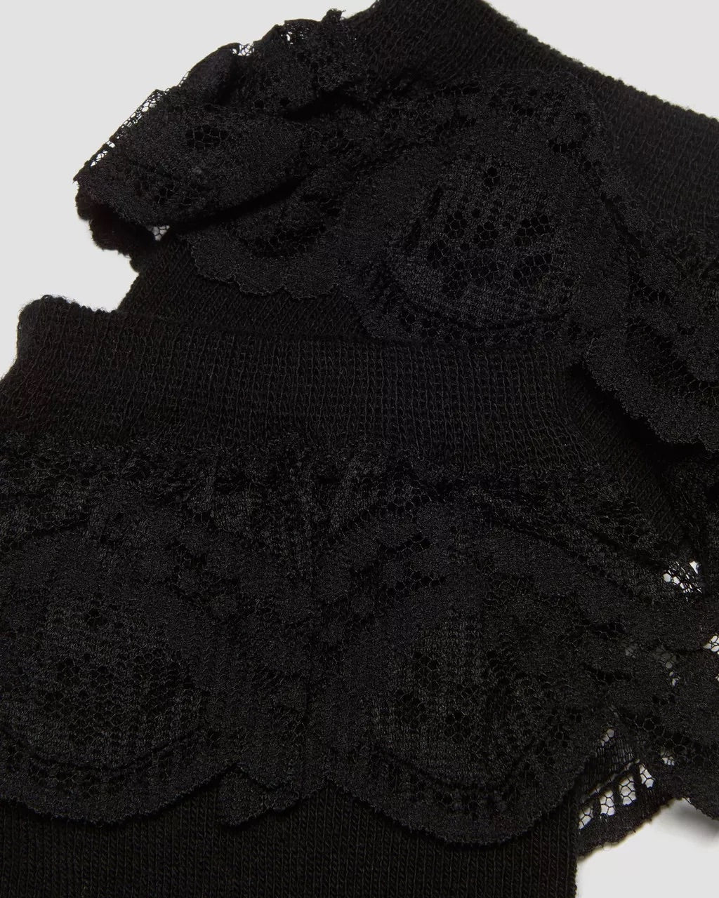 Frill Organic Cotton Socks Black