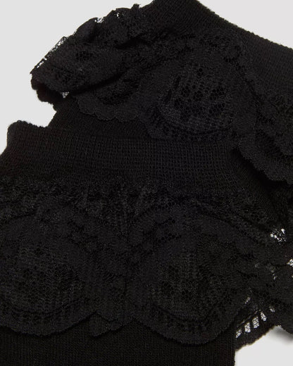 Frill Organic Cotton Socks Black