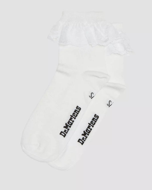 Frill Organic Cotton Socks White
